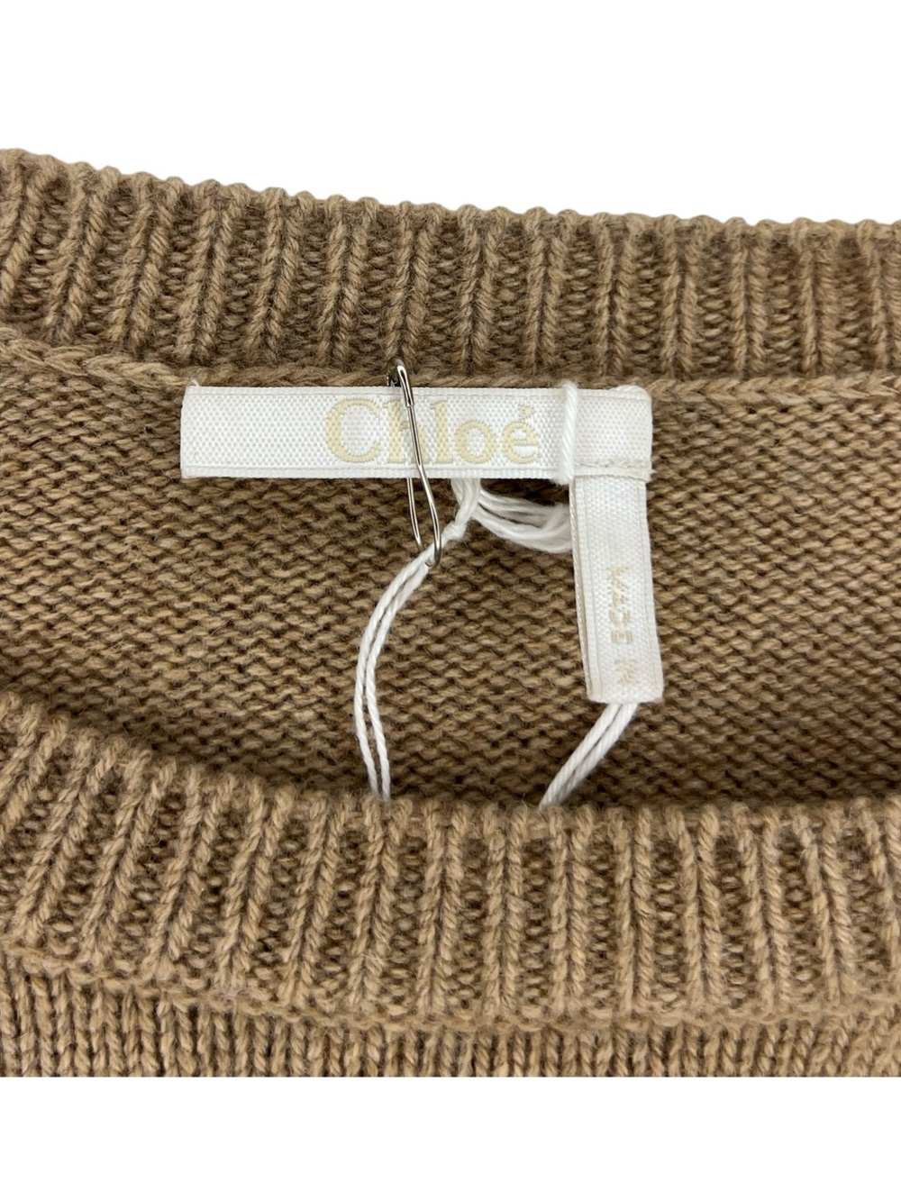 Chloe Ruffle Front Cashmere Sweater - Picture 4 of 4